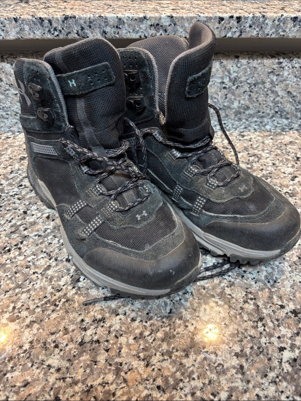 Under Armour Black Women's All-Terrain Waterproof Hiking Boots